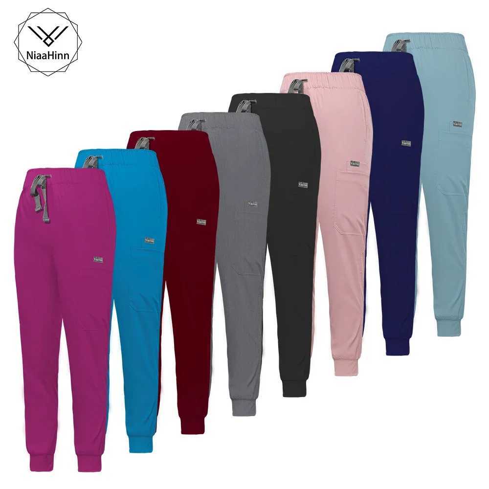 High Quty Working Pants Scrub Pet Grooming Women Workwear Nursing Jogger Scrub Pant Womens Medical Bottoms Nurse Accessories X250528
