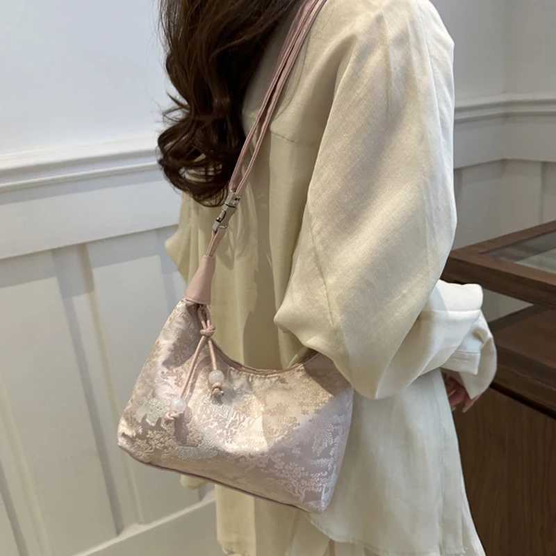 2025 Chinese Style Fine Embroidery Ladies Handbags Fashion Shoulder Bag Crossbody Daily Party Tote Handbag For Women Y250528