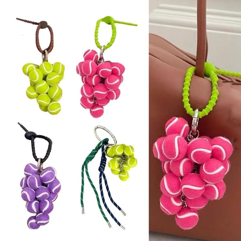Elegant Tennis Keychain Bag Accessories Handmade Key Holder for Fitness Lovers XX9C 250527