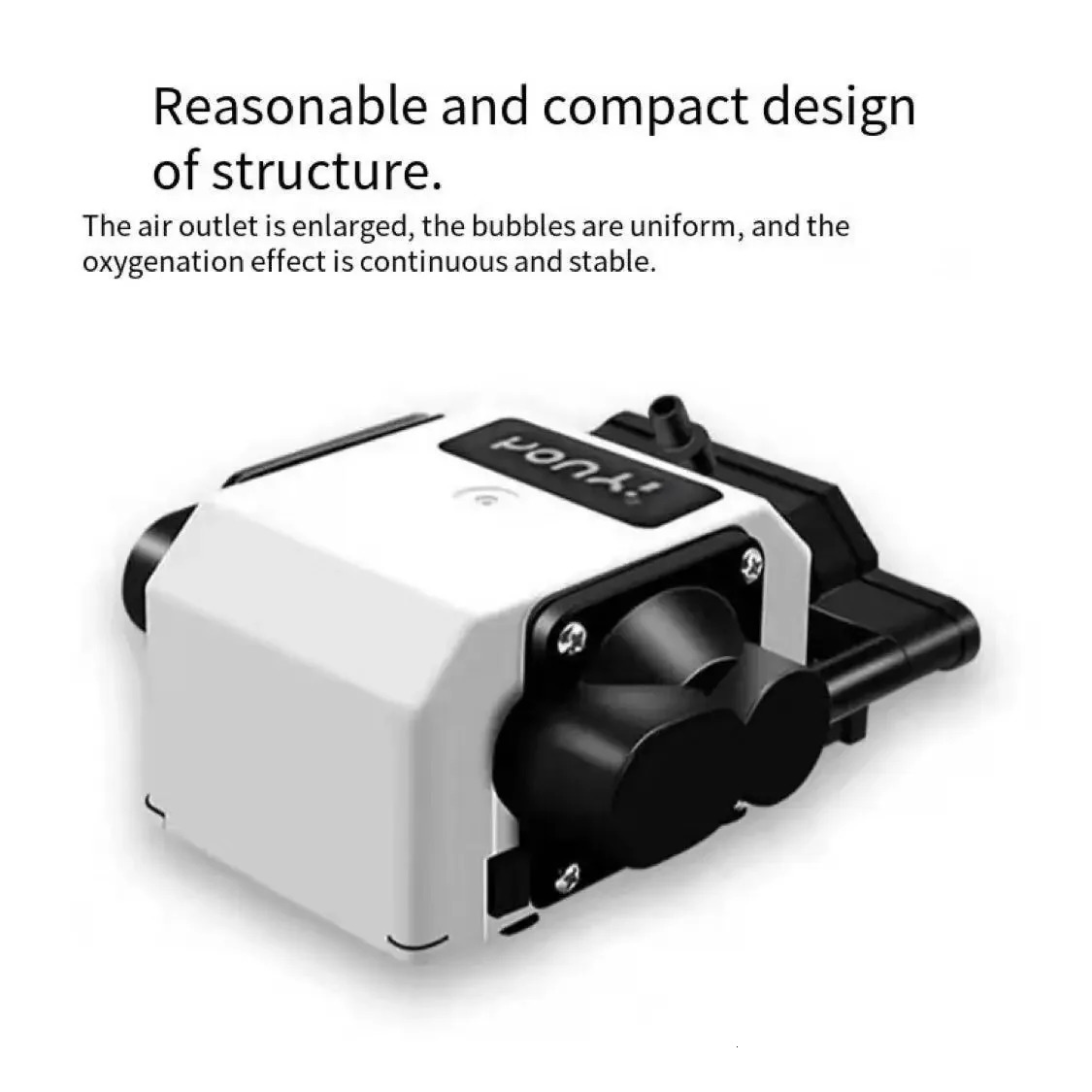 High-power fish tank oxygen pump ultra-quiet air compressor large volume air pump deep water special aquarium accessories220V25W 250604