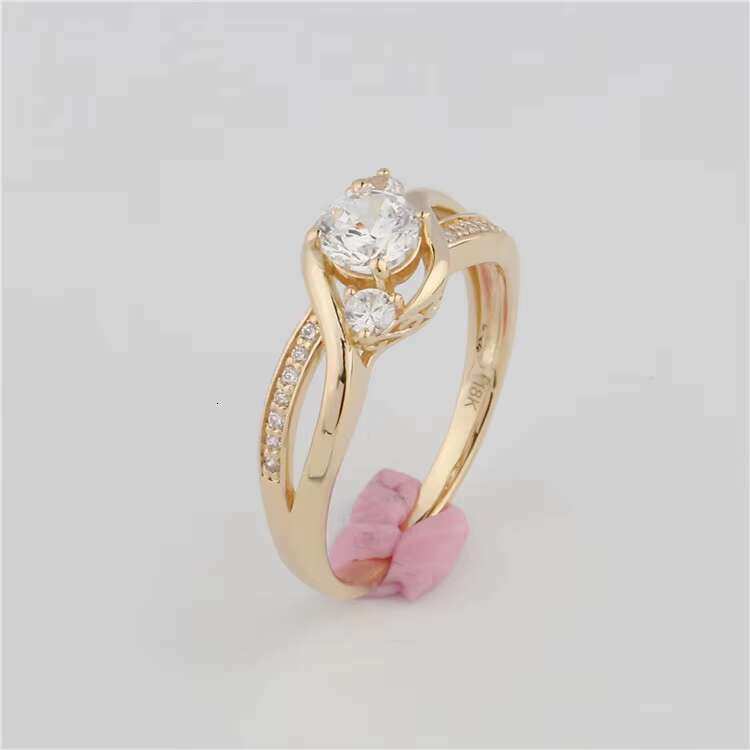 New Arriving 14k Solid Gold Moissanite Engagement Ring