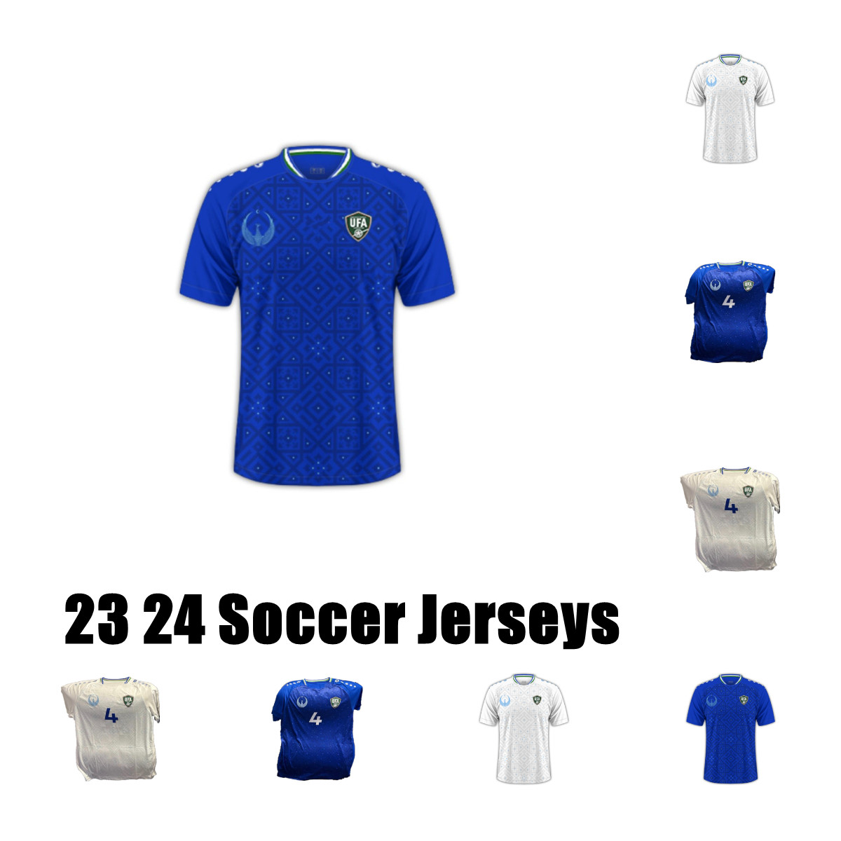 23 24 Uzbekistan soccer jerseys Mozgovoy Shukurov home away 3rd Khamrobekov Masharipov Uniforms Shomurodov Jiyanov Fayzullaev Nasrulloev Urunov Football Shirts