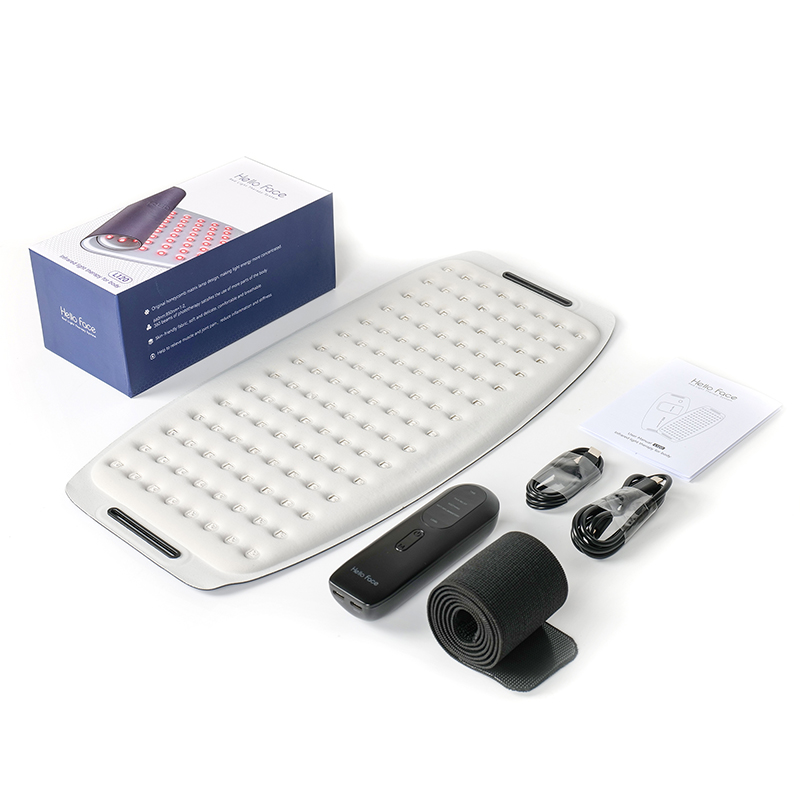 Hello Face L120 Near Infrared Red Light Therapy Pad Home Use LED 630nm 850nm Therapy Belt Body Phototherapy Pain Relief Heating Panel Skin Rejuvenatio