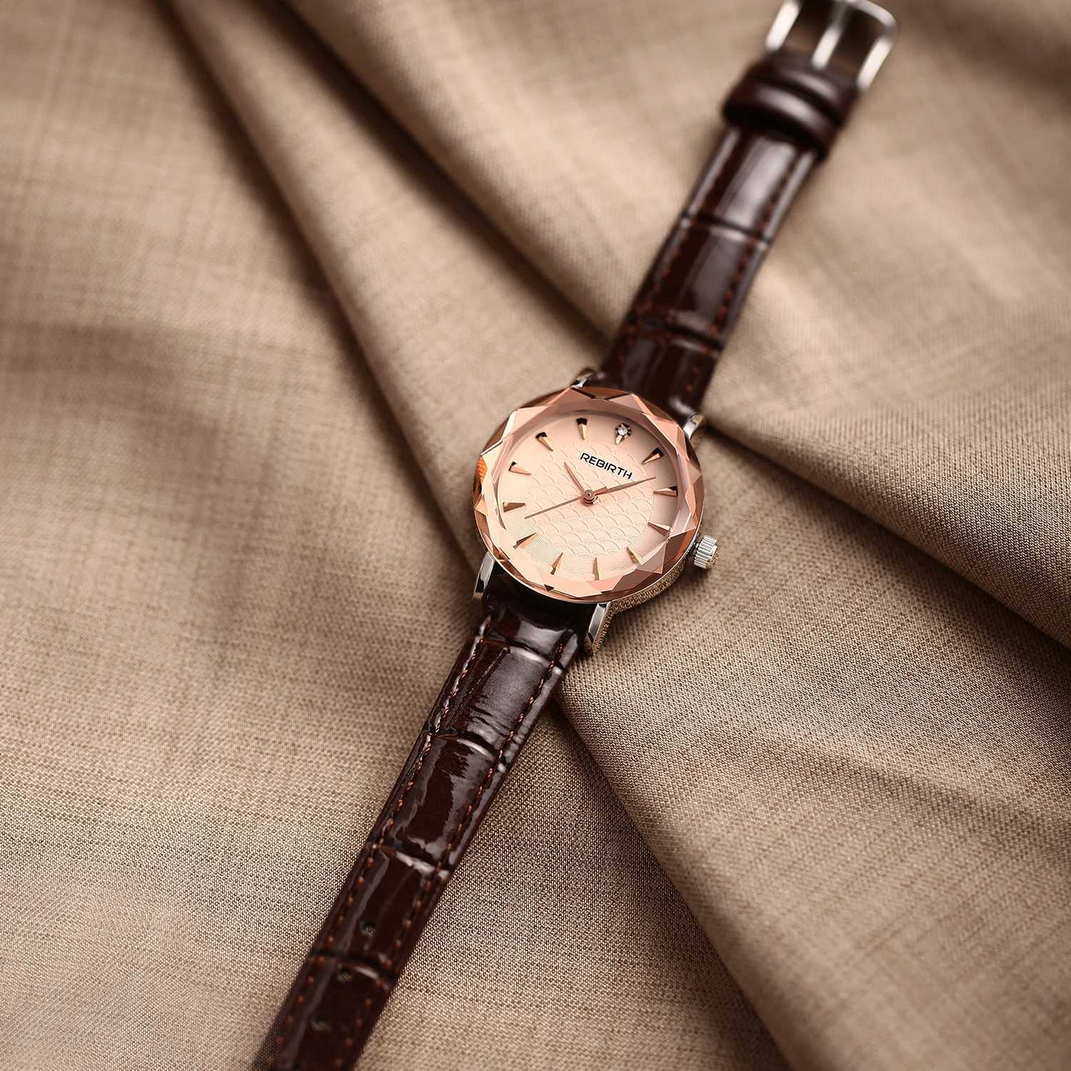 Ladies Fashion Simple Business Versatile Quartz Watch Round Surface XJ250527