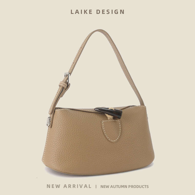 for Women New Style Textured Soft Bucket High-end Genuine Leather Women's Simple Handbag Shoulder Crossbody Bag