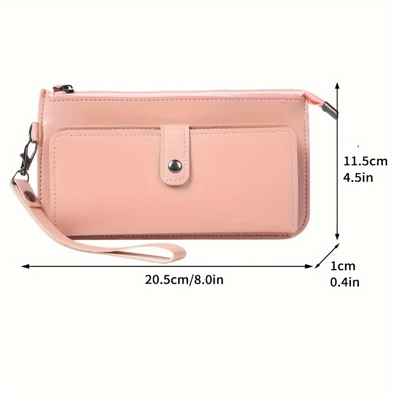 Fashionable women s long fashion multifunctional wallet with multiple card slots zipper buckle clip wallet designer fashionable fashion men s wallet