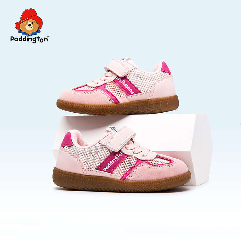 Paddington Bear 2025 Summer New Children's Sports for Toddlers and Kids with Velcro Outdoor Casual Shoes