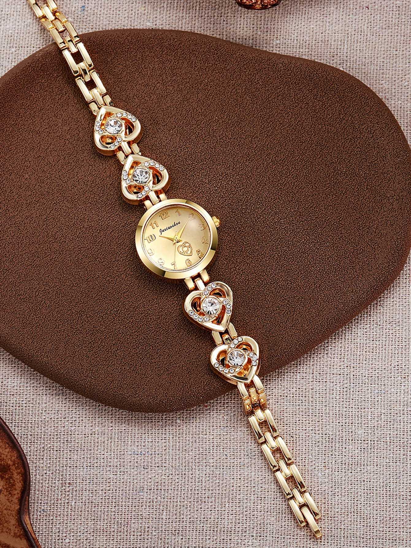 New hot selling foreign trade linked list fashionable simple and versatile womens quartz watch with high beauty for women XJ250527