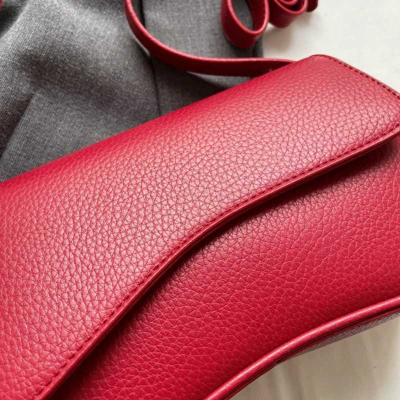 MOODS Irregular Shapes Crossbody Bags For Women Red Lychee Pattern Flap Shoulder Bag Casual Street Simple Fashion Satchels 2025 Y250528