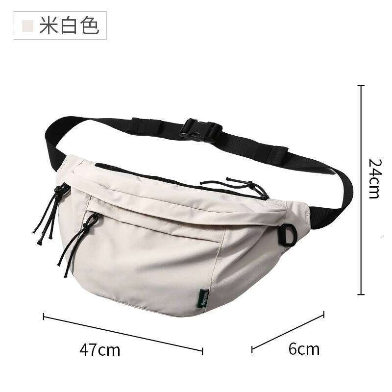 Mesh Design Fashion Men Chest 9.7inch Ipad Waterproof Breathable Multilayer Oxford Sports Cycling Short Trip Waist Bag