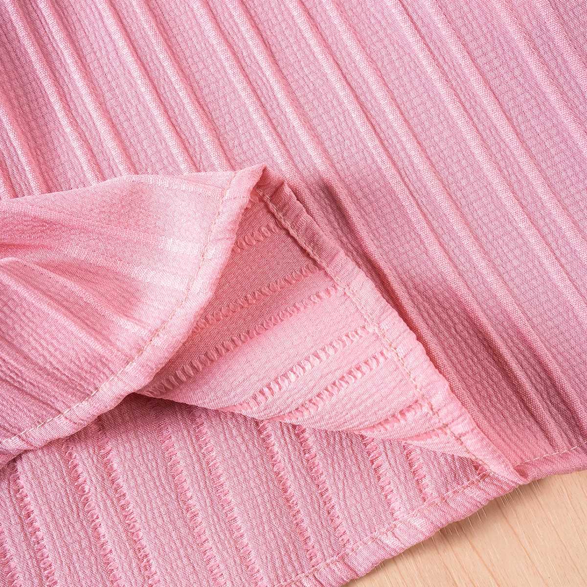 Baby Girl Summer Dresses Solid Color Casual Fashion Bow Design Sweet and Cute Childrens Clothing Hot Sale 2024 New X250528