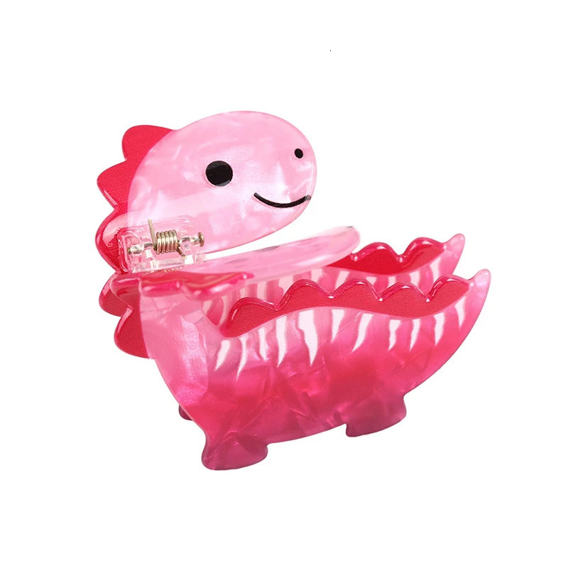 Cartoon Cute Creativity Animal Dinosaur Acrylic Hair Claw For Women Girl Trendy Funny Hair Clip Headwear Hair Accessories 250528