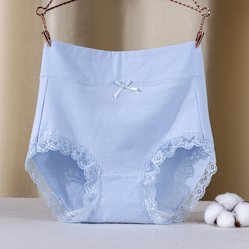 Manufacturer wholesale women's long staple cotton high waist abdominal underwear, breathable buttocks underwear