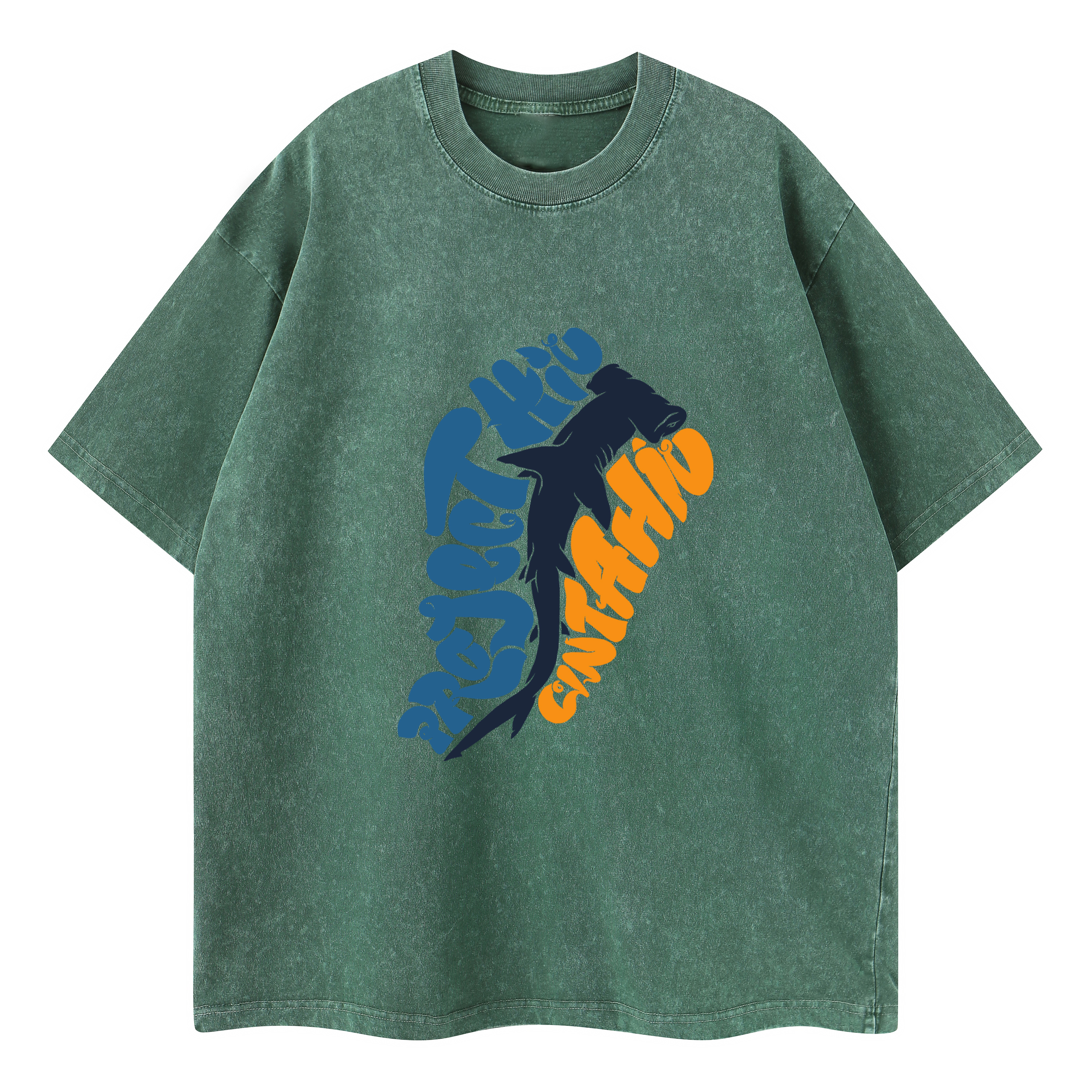 T-shirt men's top designer cotton T-shirt Hammerhead shark II short sleeved clothing high-quality fashionable T-shirt