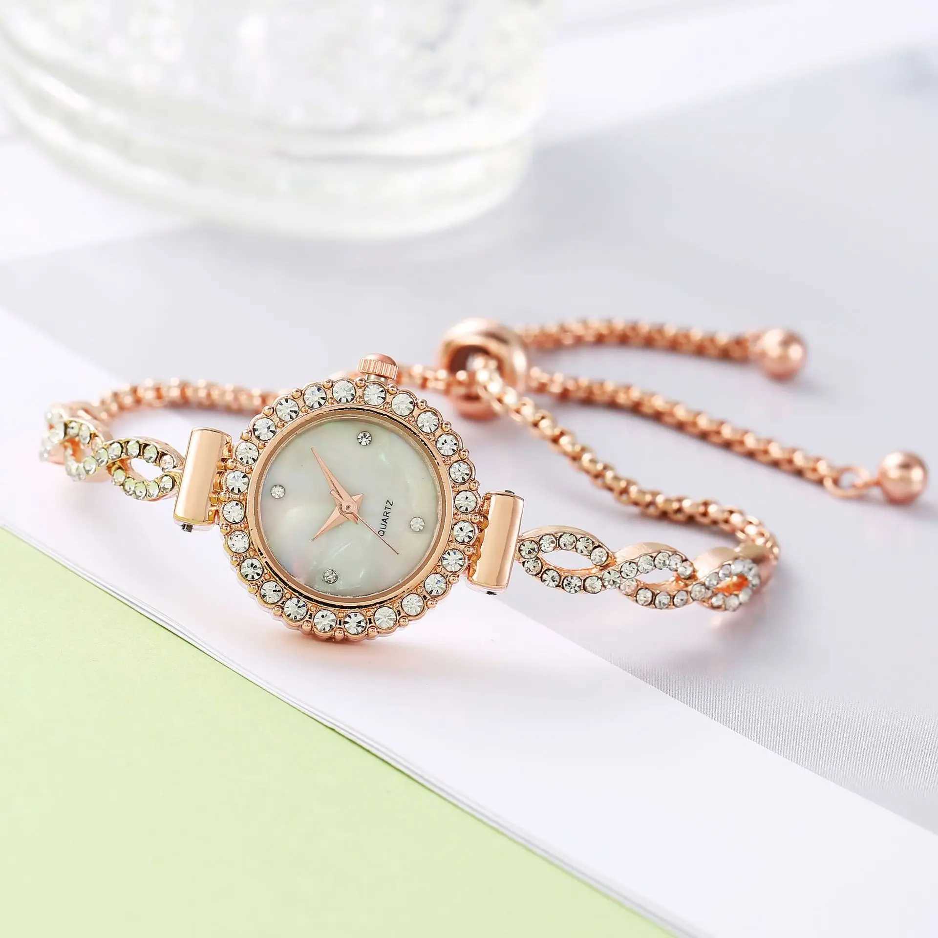 Luxury Womens Watches Simple Quartz Wristwatches Small Dial Watches Bracelet Ladies Watch Gift Clock Relogio Feminino XJ250527