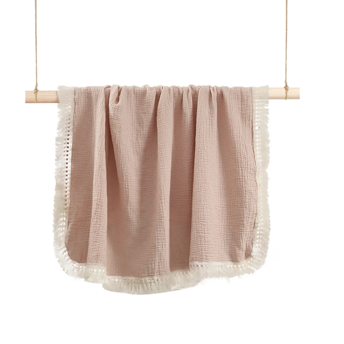 born Blanket Infant Tassel Gauze Blanket Childrens Gauze Wrap Bath Towel Blanket Baby Quilt 250527