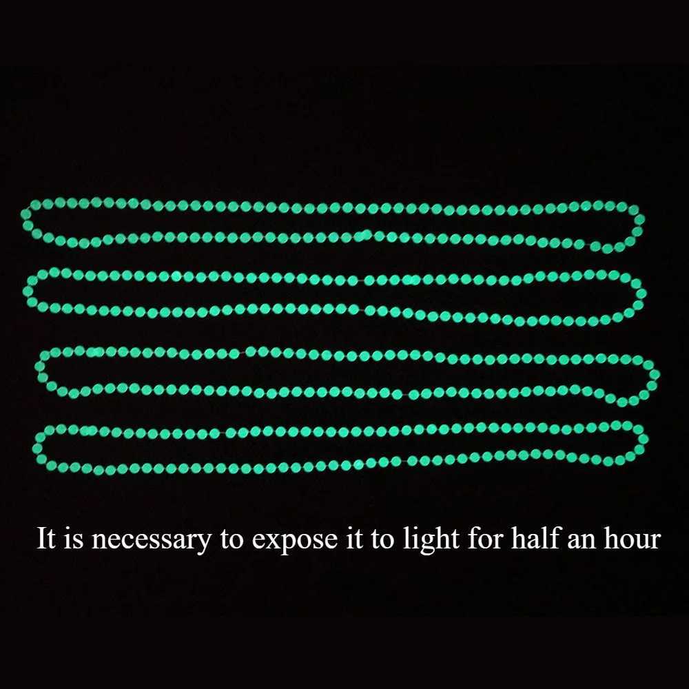 12 pcs Glow in Dark Bead Necklace Plastic Halloween bead Carnival Saint Patricks Festival beading Beer party supply W250528