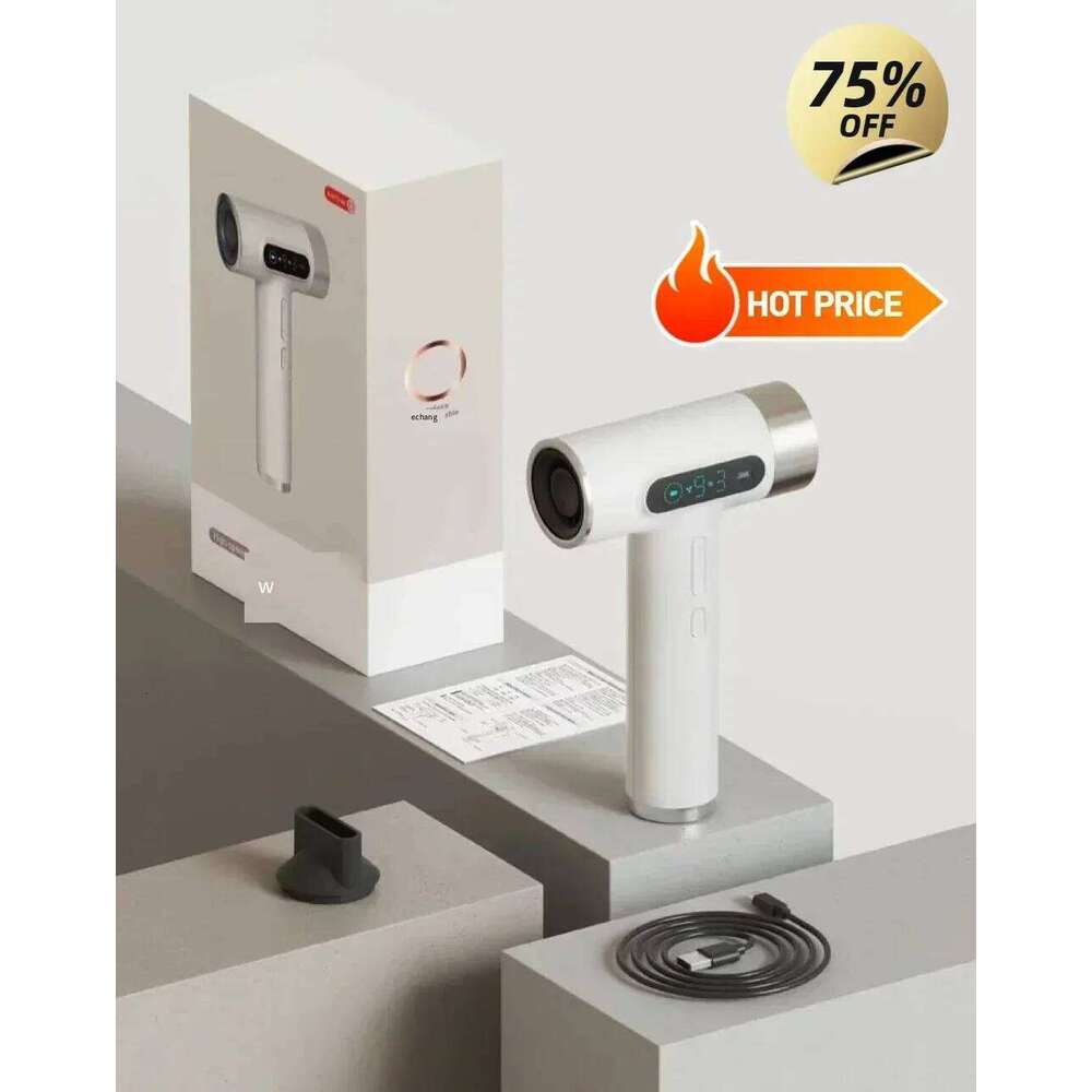 High Speed 100000RPM New Super Portable USB Charging Hair Dryer Power Wireless Cold/Hot Air Negative Ions 2600mAh