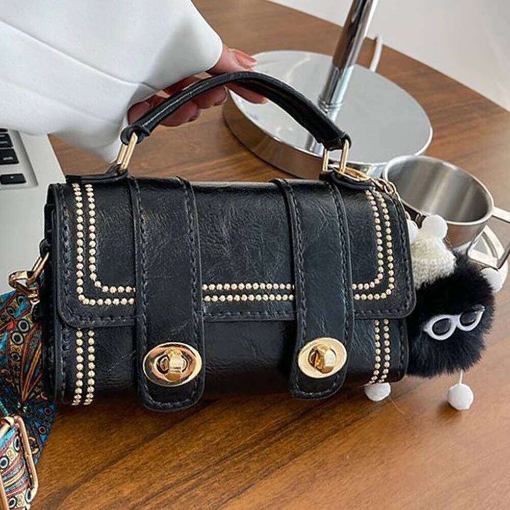 DIY Sewing Set Handbag Shoulder Strap Handmade Customized Black Brown Accessories With Hardware Buckle for Women Bag