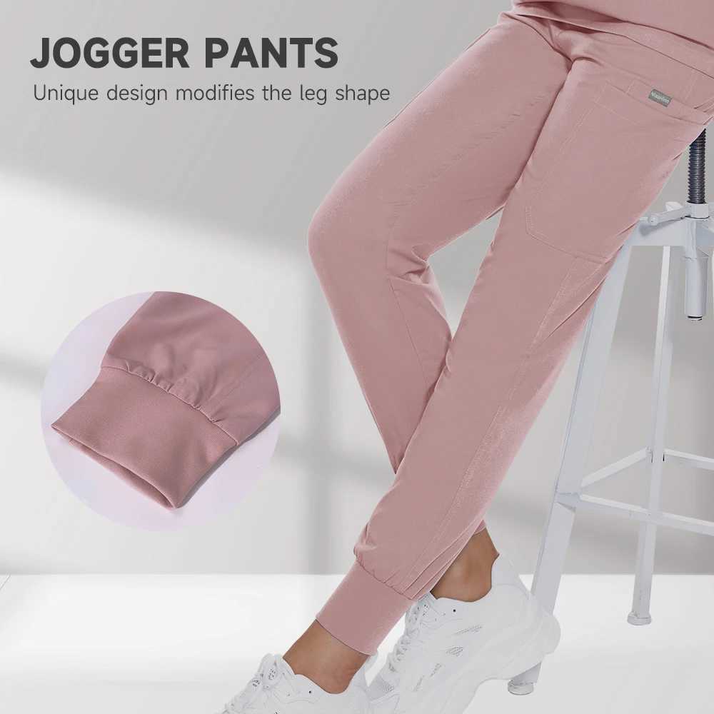 Multicolor Scrubs Uniform Short Slve Tops+Pants Nursing Uniform Women Pet Shop Doctor Scrub Medical Surgery Workwear Scrub Set X250528
