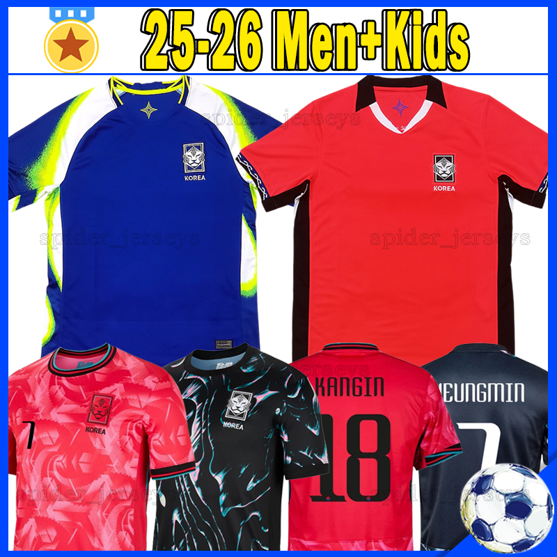XXXL 4XL 2025 2026 South Korea soccer jerseys Retro 2002 HEUNGMIN KANGIN 24 25 fans player Version HEECHAN MINKYU JAESUNG JUNHO men football kids kits shirts