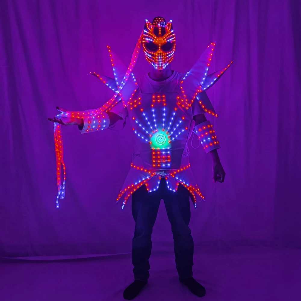 Woman Led Kostm Bayanlar Ikl Dans Elbisesi Kadn Ceket Noel Performans Partisi Gece Kulb Elence W250528