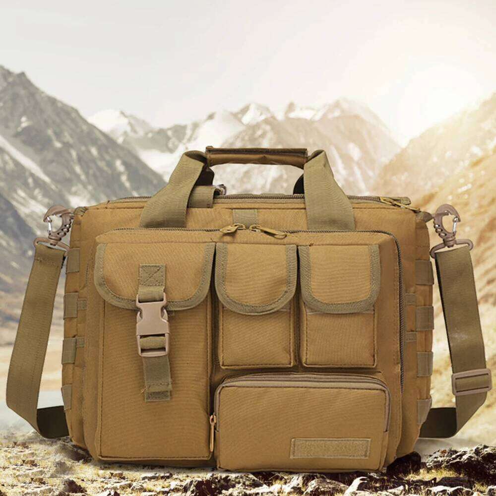 Shoulder Bag Mult-Pockets Military Sling Backpack Multi-Functional MOLLE For Hunting Climbing Cycling
