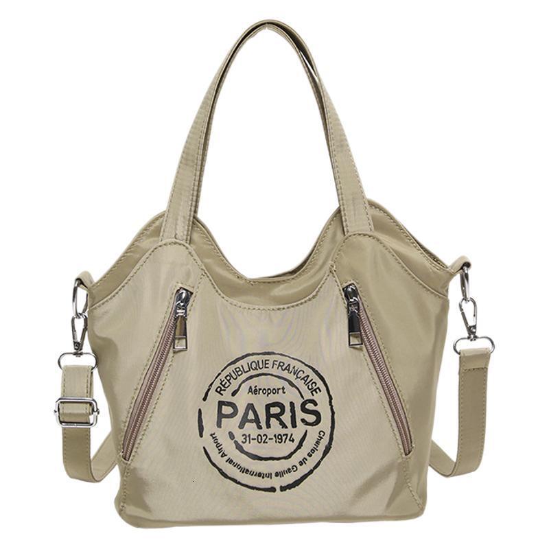 Luxury Brand Designer Bag Korean Style Casual Nylon Tote Bag Cross-Border New Fashion Letter Shoulder Tote Bag Large Capacity Crossbody Bag