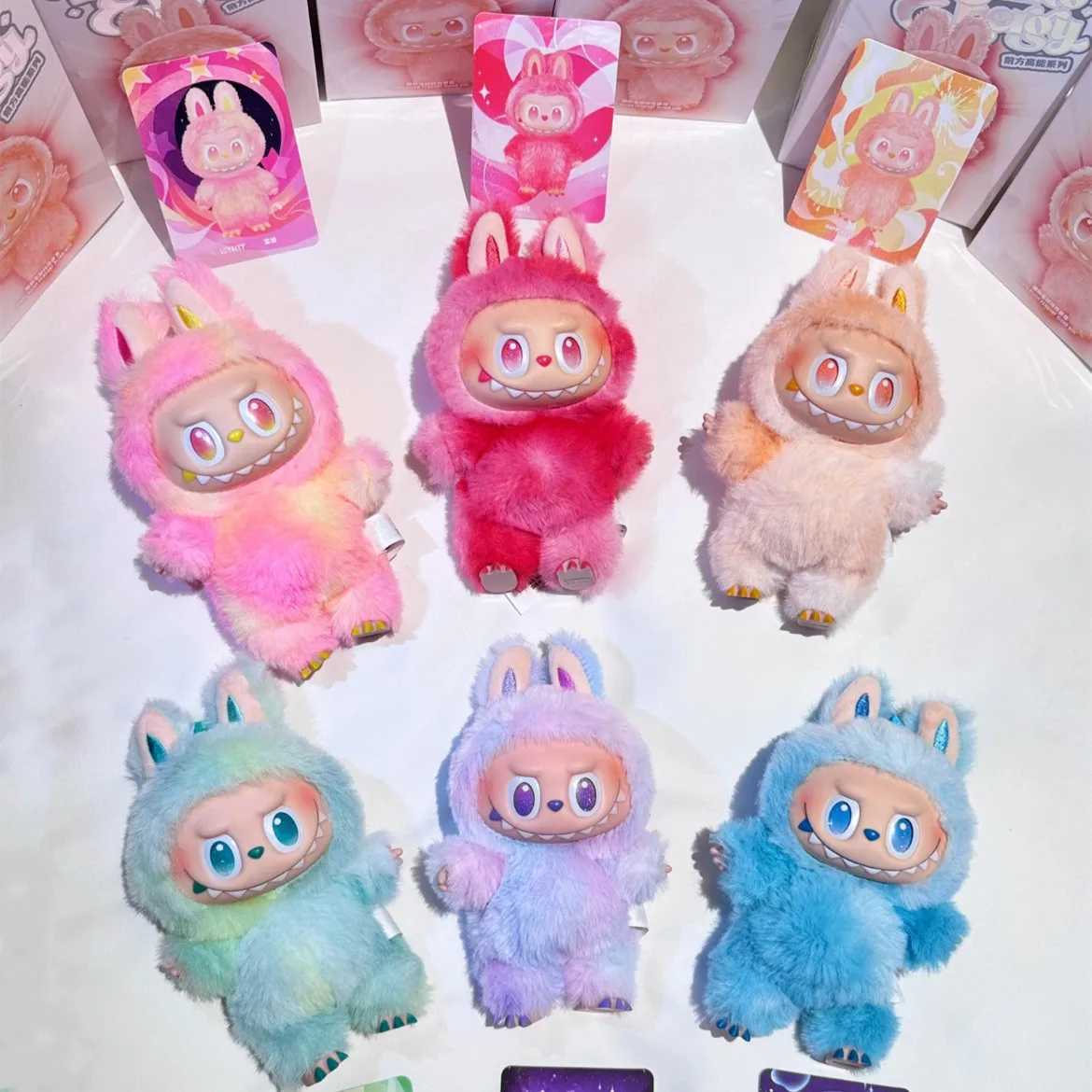 Labubu V3 1 1 The Monsters V3 Blind Box Teddy Vinyl Toy Animated Character Face Doll Mystery Keychain Kids Gift X250528