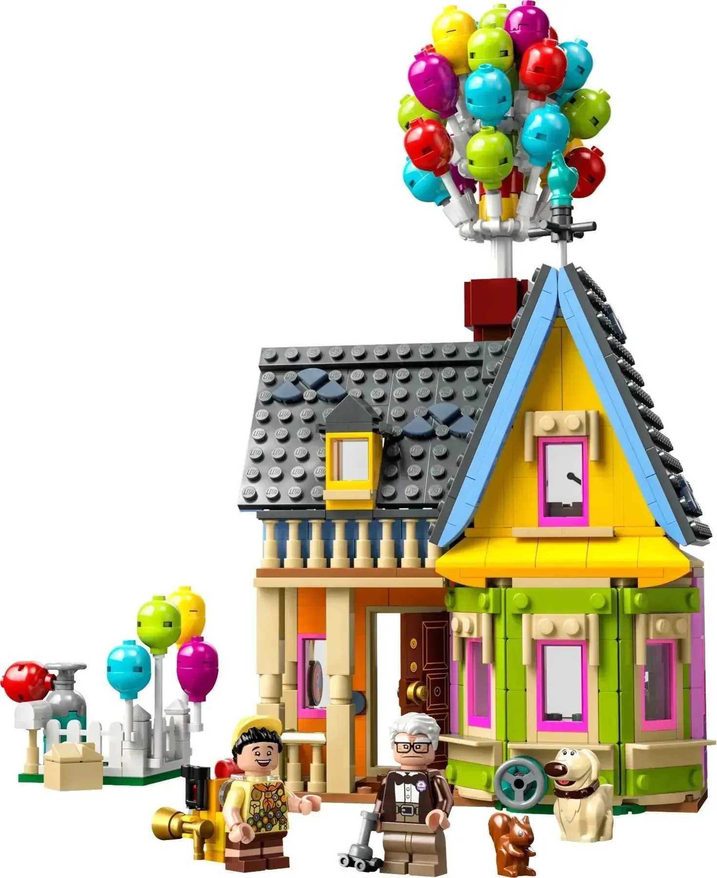 HOT TOYS NEW Balloon Cabin Ring Travel Notes Building Block Building Block Movie cottage Set Children Princess girl DIY Gift Toy Z250528