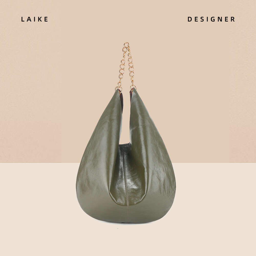 Capacity Matte Casual Commuter Tote Autumn Winter New Genuine Leather Women's Niche Bucket Single Shoulder Large Bag