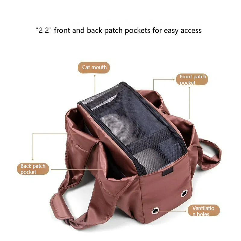 Spot anti-stress dog and cat bag design bag outing portable bag messenger bag pet bag large capacity cat backpack dog bag outing