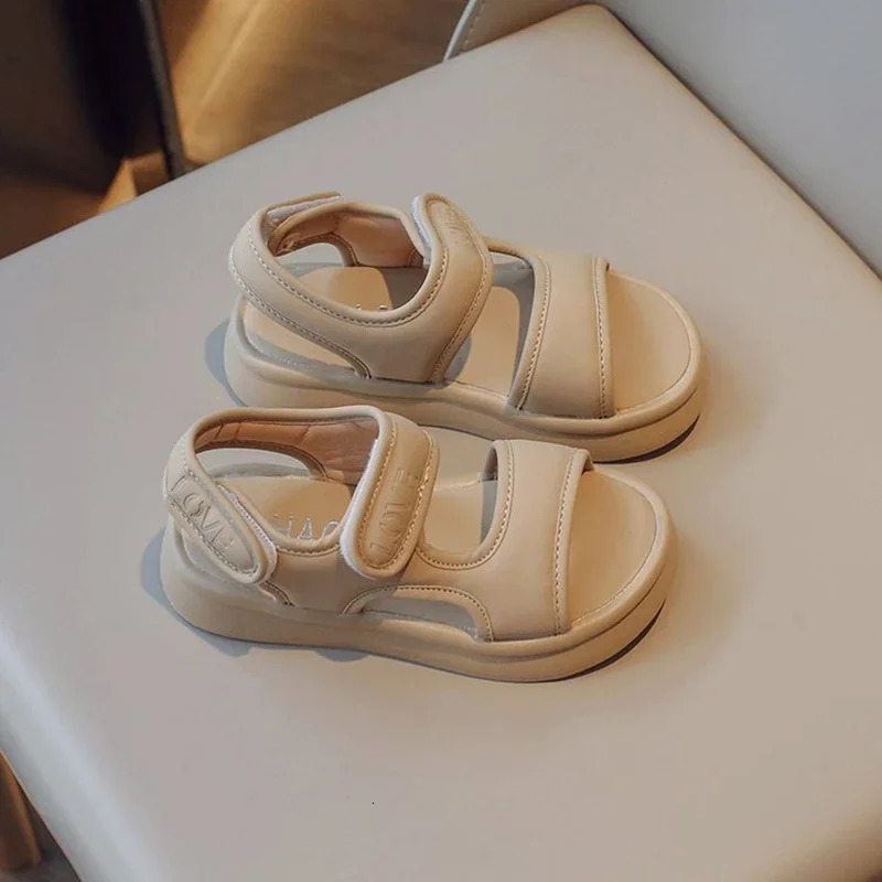 Summer Style Fashionable Comfortable Casual and Cute Girls Shoes Wear-resistant Non-slip Soft-soled Toe Sandals 250528