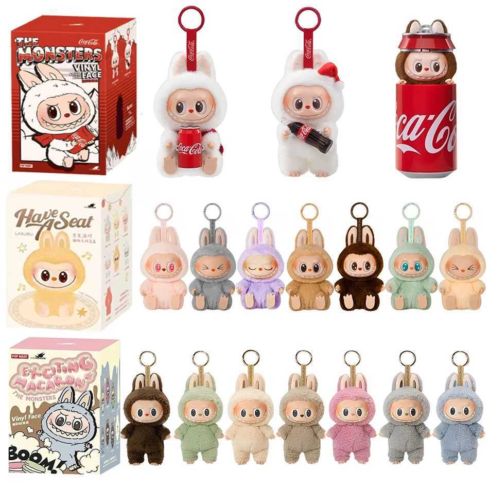 Hot Anime Figure Kawaii Monsters Labubu Have A Seat Series Vinyl Face Doll Model Toy Blind Box Keychain Toy High-Quality X2505281