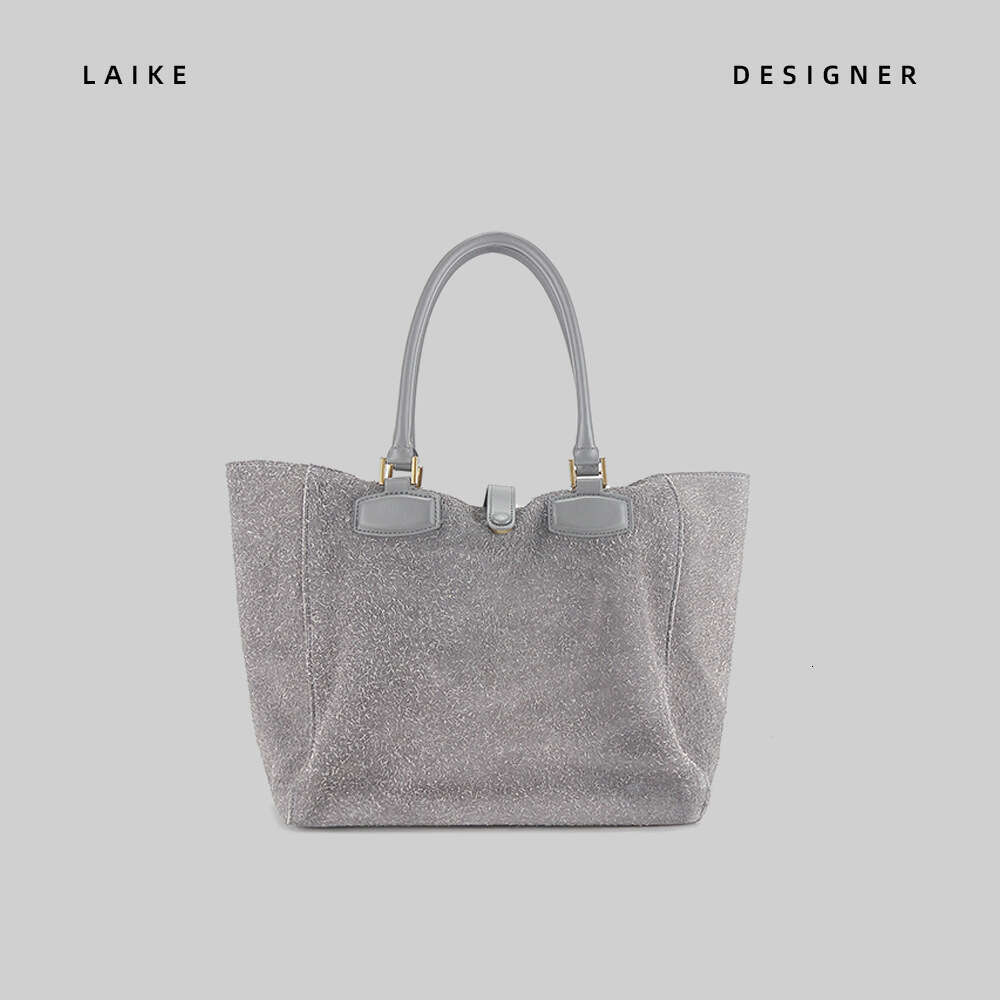 for Women New Genuine Leather Large Capacity Tote High-end Fashion Xiangfei Velvet Matte Handbag Crossbody Bag