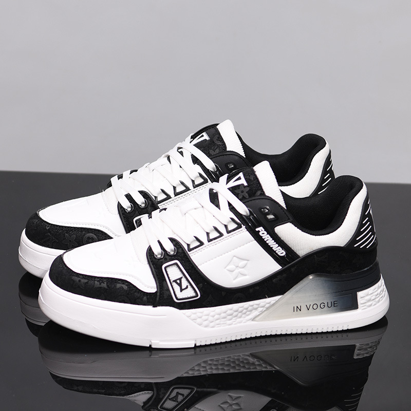 New Men Fashion Low Top Casual Sneakers Height Increasing Breathable board shoe All Season Wear