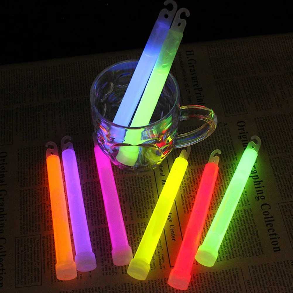 5/10PCS Survival Military Glow Light Sticks Walking Hiking Camping SOS Outdoor Fluorescence Sticks Emergency Halloween Decoration W250528
