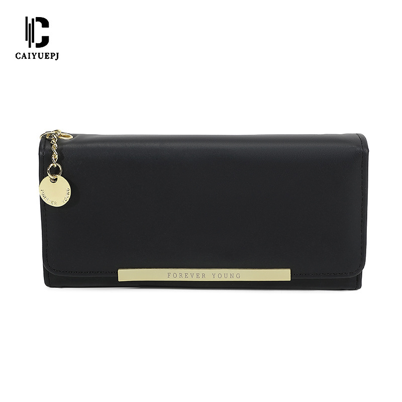 New Women's Long Wallet Coin Wallet Women's Solid Color Zipper Handbag Designer Men's Daily Commuting Fashion Wallet