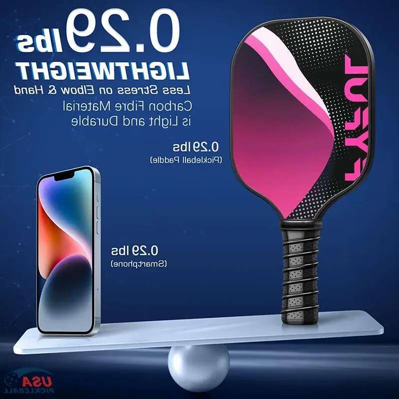 USAPA Approved Hot-Pressed Fiberglass Paddle Outdoor Sports Glass Pickleball Racket Factory Direct Sales