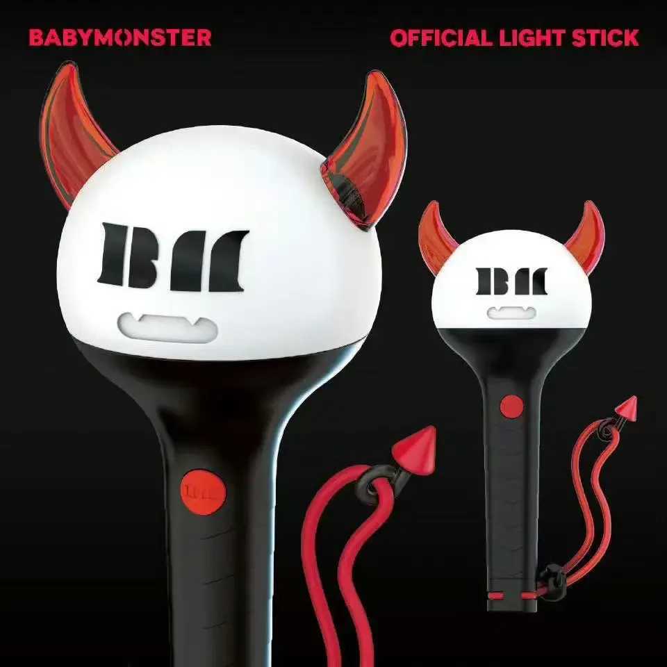 Kpop Idol BABYMONSTER Lightstick Hand Lamp Concert Hip Hop Party Light Stick Flash Fluorescent RORA ASA RUKA Fans Gift W250528