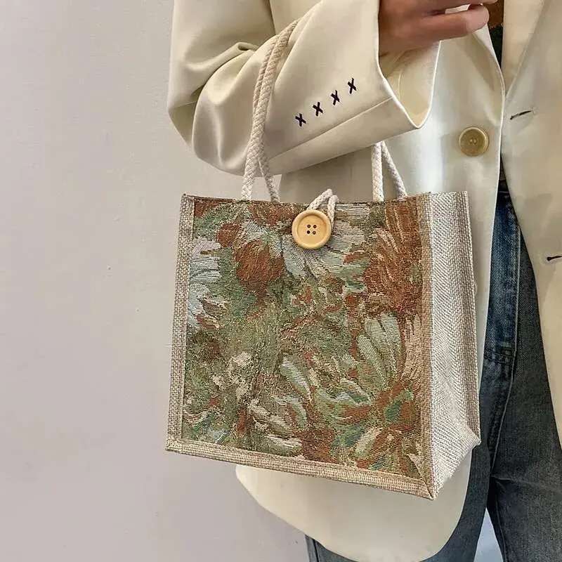 Portable Hand En Bag Women Ins Style Students Handbags Fashion Ladies Top Handle Bags Designer Bolsa bags le s