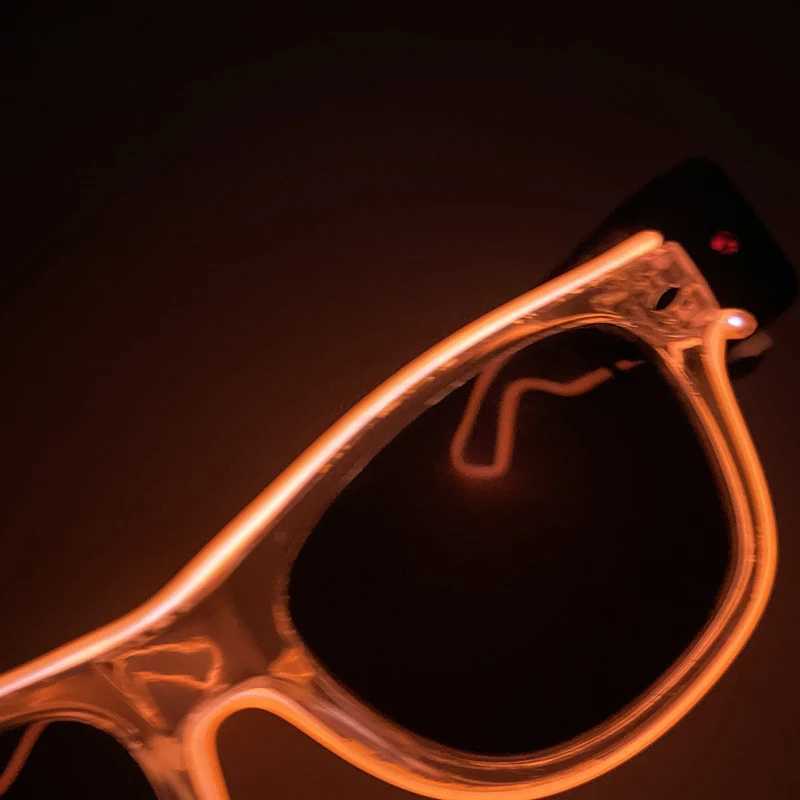 LED Neon Wireless Glasses Night Club Glowing Glasses Beer Carnival Party Supplies Bars KTV Bridal Shower New Arrival W250528