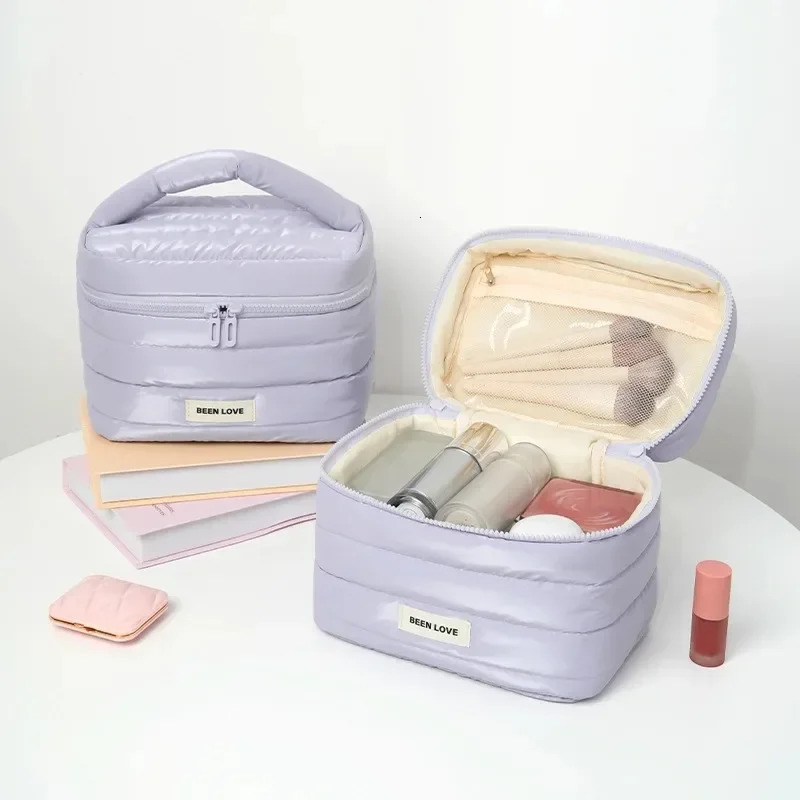 Valentines Gift Day Makeup Bags Womens Large Capacity Portable Cosmetics Skin Care Storage Travel Toiletry Bag 250527