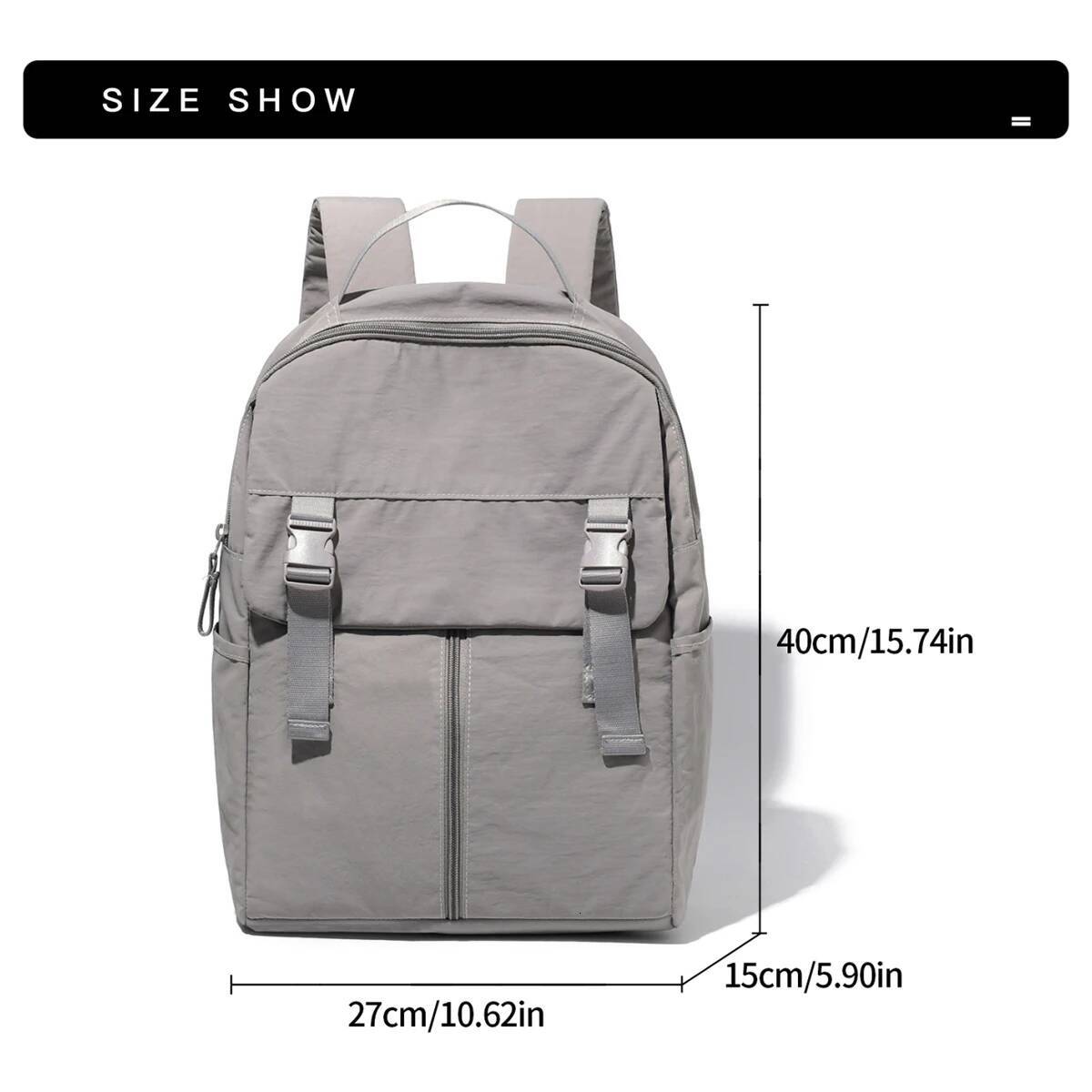 Cloth Women's Casual Lightweight Backpack, Computer Trolley Case, Large Capacity School Bag, Travel