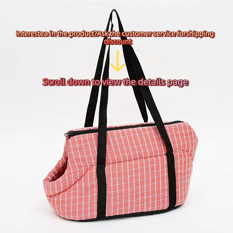 Pet Bag Single Shoulder Portable Dog Cat Bag Design Bag Foldable Lightweight Breathable