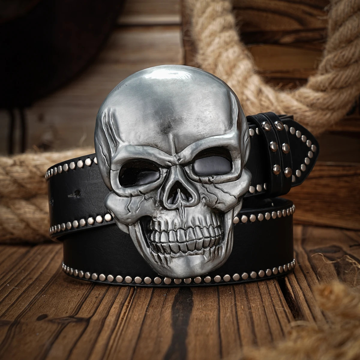 Skull and Cross Bone Pirate Halloween Costume Belt Many Options Vintage Goth Punk Belts Halloween 250523