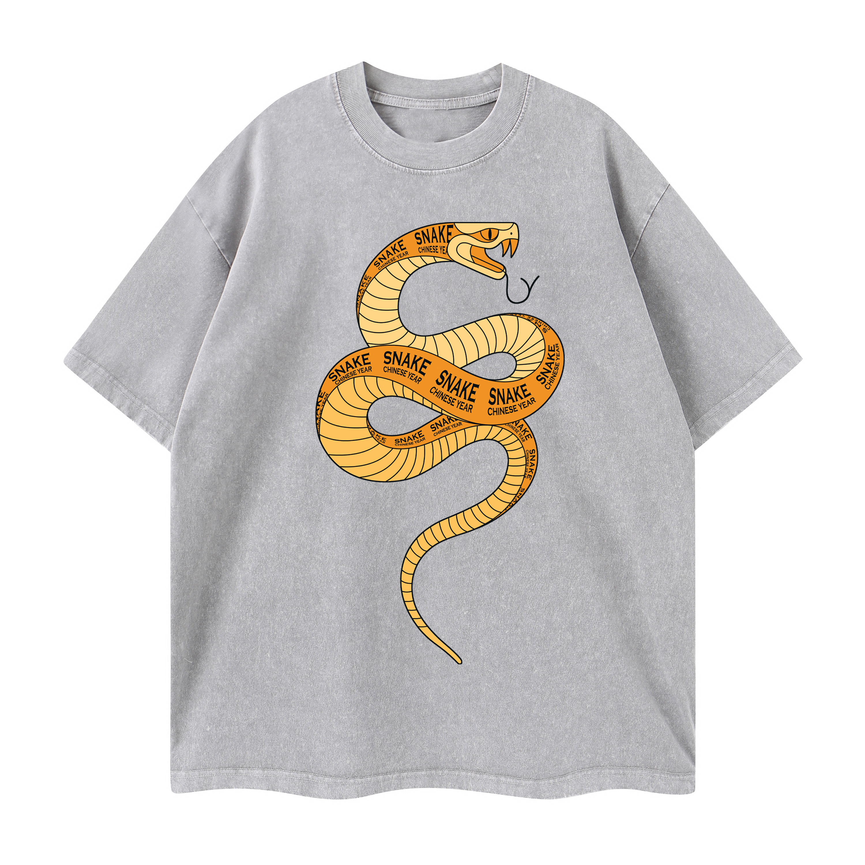 T-shirt men's top designer cotton T-shirt power Golden Python sleeved clothing high-quality fashionable T-shirt