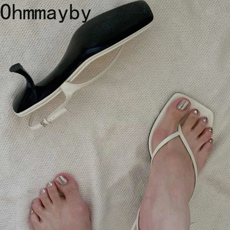 Narrow Band Clip Toe Women Sandals Shoes Fashion Summer High Heel Party Dress Ladies Sandalias Shoes 250526
