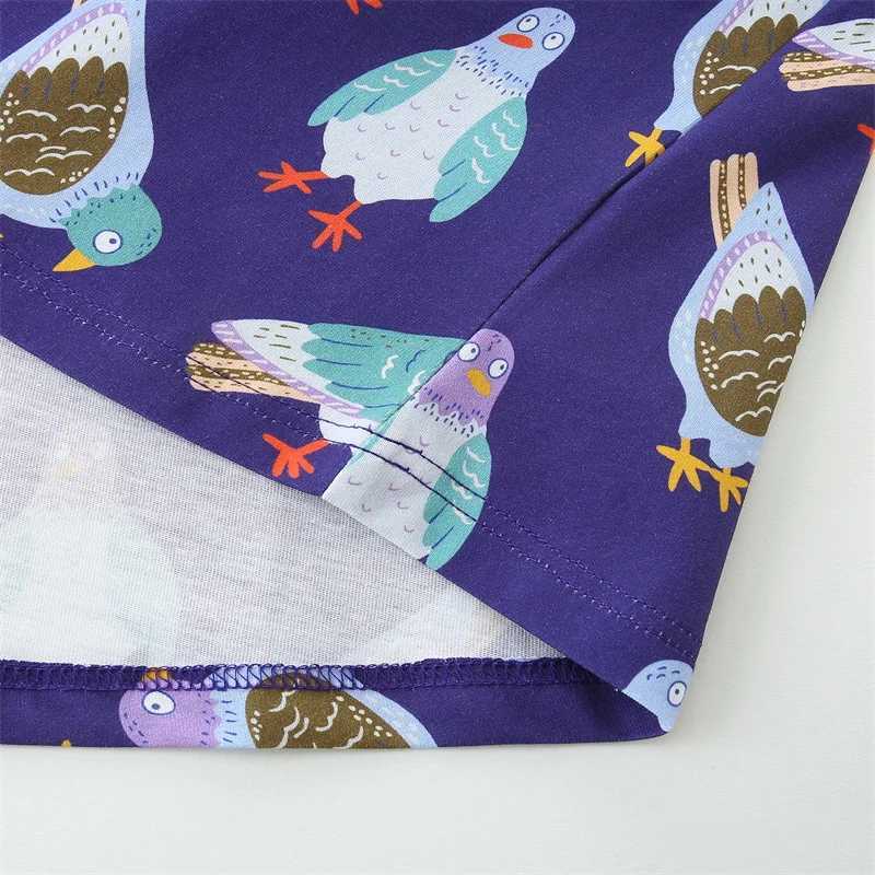 2-7T New Arrival Girls Dresses Summer Girls Party Dress Animals Print Birthday Kids School Children Clothing Toddler Dresses X250528