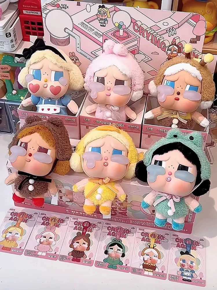 New Genuine Crybaby Crying Again Series Blind Box Figures Vinyl Face Doll Crybaby Pendant Keychain Mystery Box Toy Gift X250528